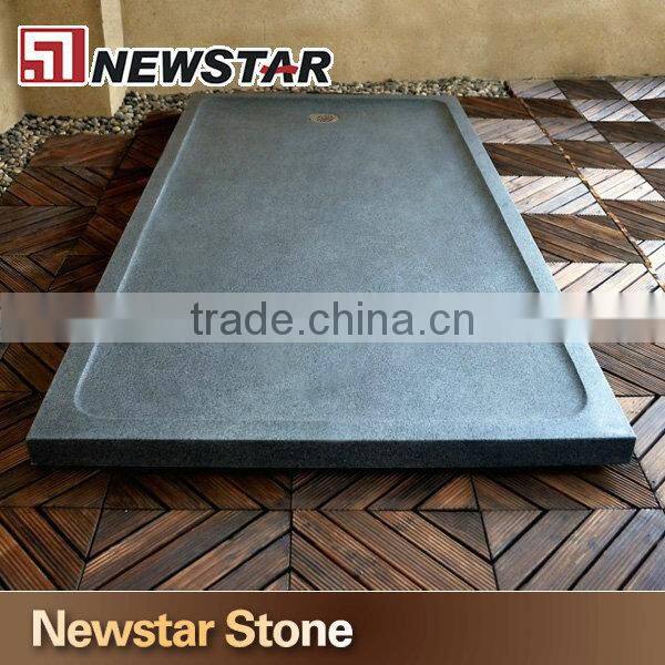 Hot sale granite stone shower tray,cheap granite shower tray