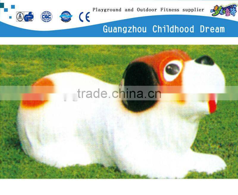 (HD-18911)Outdoor playground fiberglass dog statue