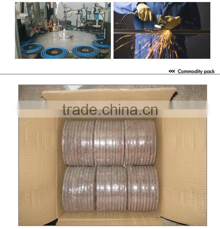 125mm fiber aluminum oxide grinding disc abrasive flap disc