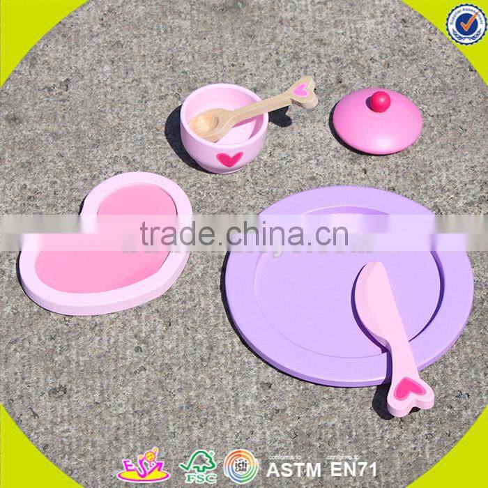 Wholesale educational baby wooden play kitchen accessories funny kids pretend wooden play kitchen accessories W10B109-S