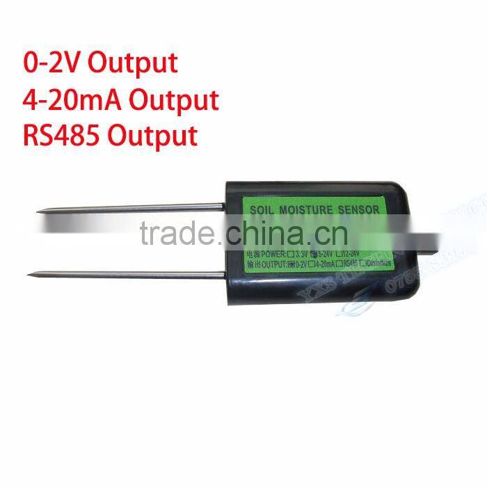Soil Moisture Sensor Soil Humidity Sensor with Long Lifespan RS485 Output 4-20 mA 0-2V Output