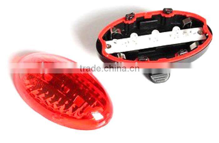 Bicycle five egg-shaped led tail lights