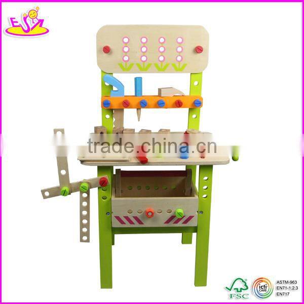 2016 hot sale baby wooden kitchen tool toy,top fashion kids wooden kitchen tool toy W03D034