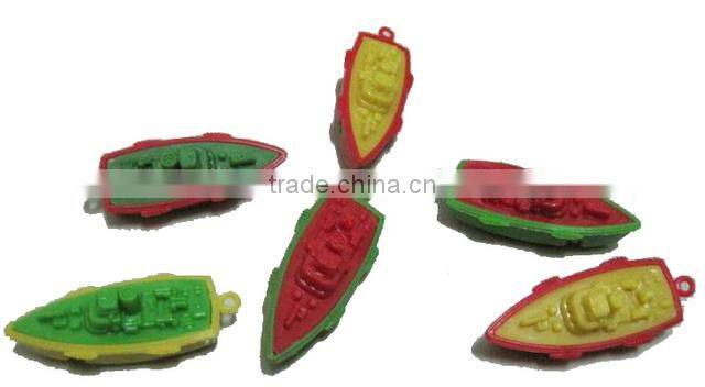 cheap fun hot sell small pp promotion mini plastic toy ships with EN71