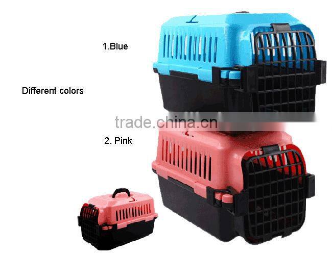 Luxury Plastic Portable Dog Travel Cage/ Dog Transport Cage/ Dog Carrier
