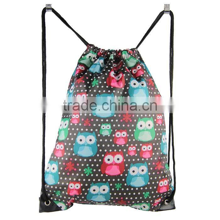 Polyester Material Drawstring Bucket Bag