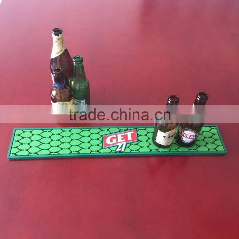 soft pvc bar mat factory custom rubber beer rubber mat with logo