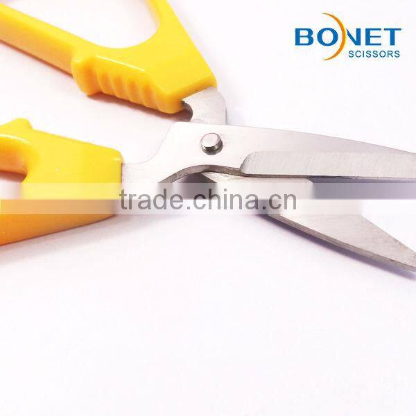 S39204P1 4-3/4" best utility color plastic handle home threading hair scissors