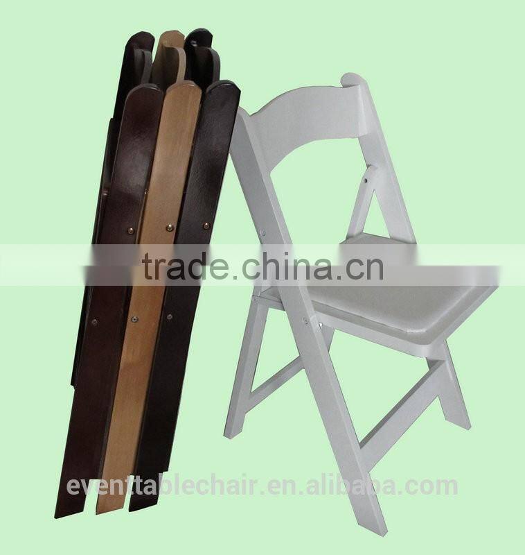 high quality banquet white wedding wood folding chairs for party