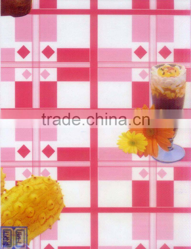 2016 NEW Style Designed HOT SELL Fashion Printed Fruit PVC clear round table cover