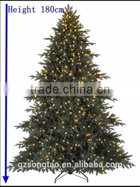 2016 green metal lighted christmas trees lighted decorative indoor tree