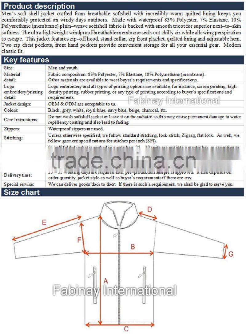 Quilt-Lined Softshell Jacket