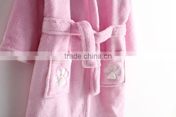 Cartoon Character hooded bathrobe ,Baby/Child Hooded Bathrobe, coral/plush fleece bathrobe,