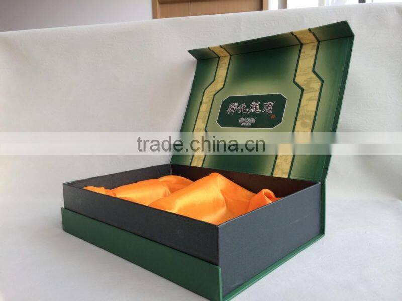 black matte handmade box with magnetic closure