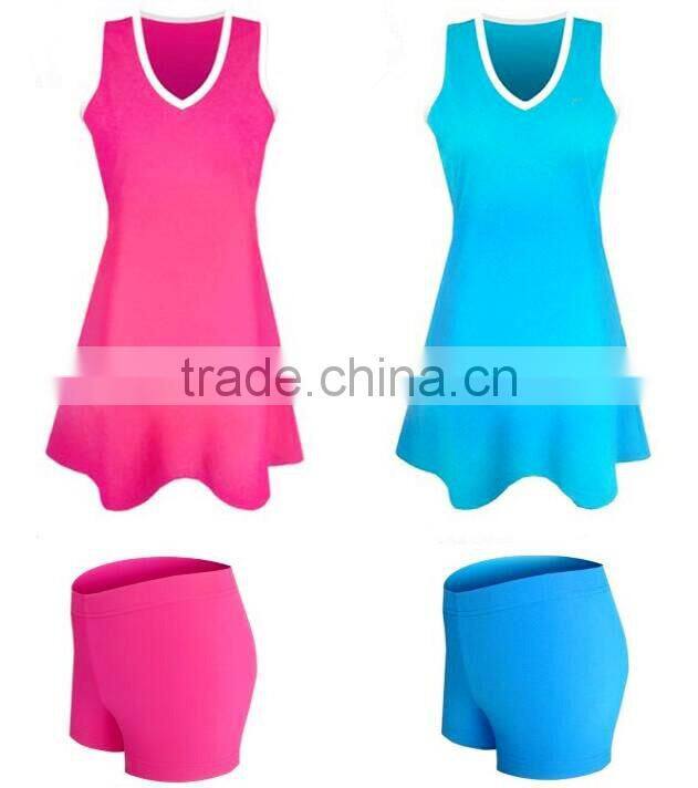 Hot sale vintage cheap tennis wear junior students style /dye sublimation uniforms