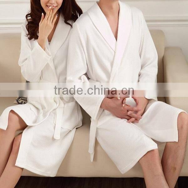 High quality 100%cotton cheap bathrobe,colorful bathrobe fabric,summer or spring thin bathrobe