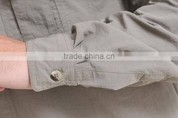 polyester long sleeve quick dry fishing shirts