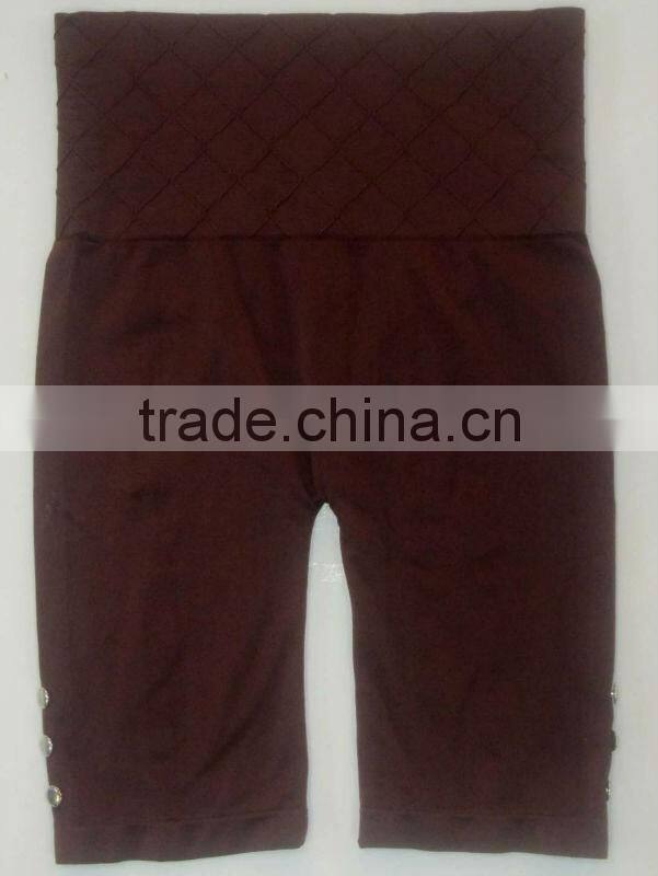 2016 Ladies seamless mma shorts ribbing high waist leggings