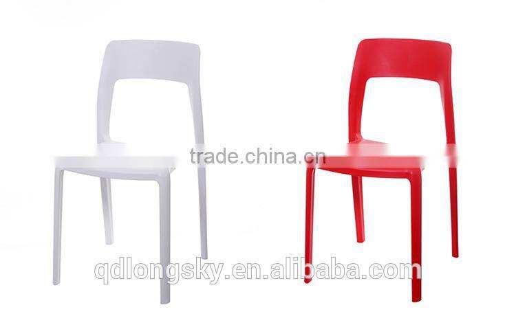 LS-4027A Replica Helios Stacking Side Chair Cheapest Dining Chair PP Indoor and Outdoor Chair