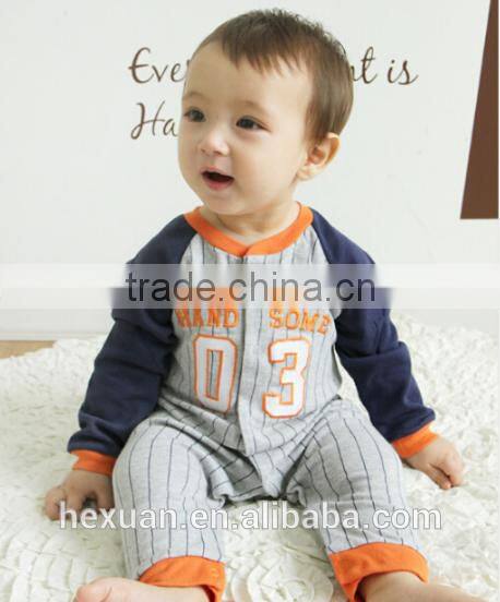 Wholesale newborn baby clothes wholesale long sleeve baby plain cotton