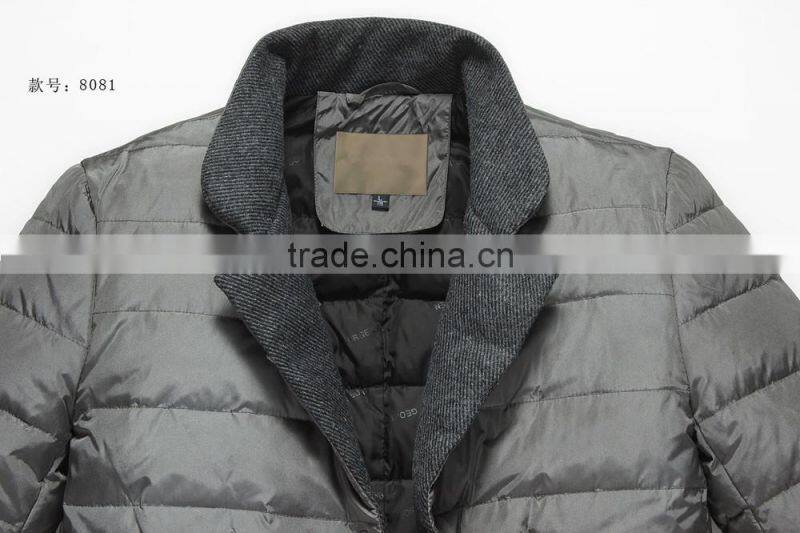 new best customized down jacket for men