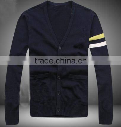 2014 hot sell wholesale high quality long sleeve men wholesale cardigan