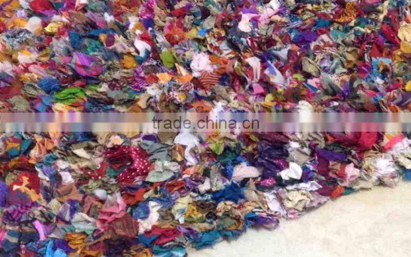 Handmade Recycled Chindi Shaggy Rugs