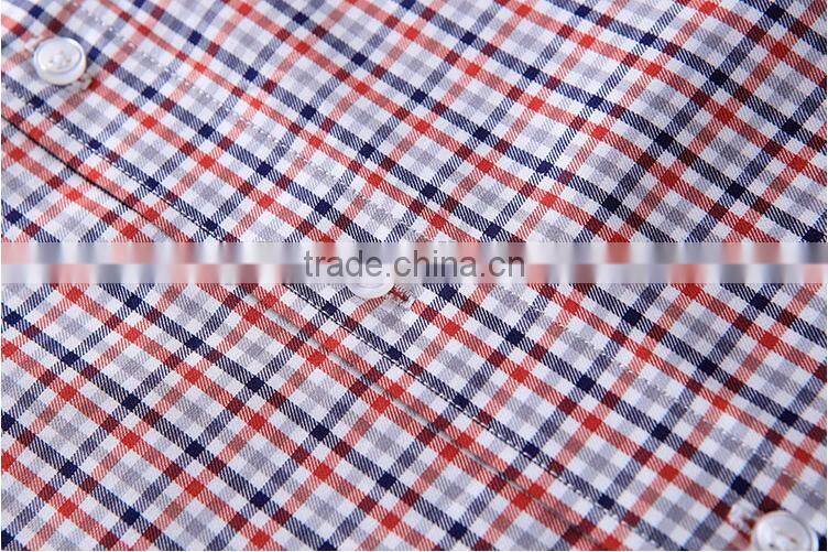 China direct factory customise 100% cotton check pattern latest formal shirt designs for men