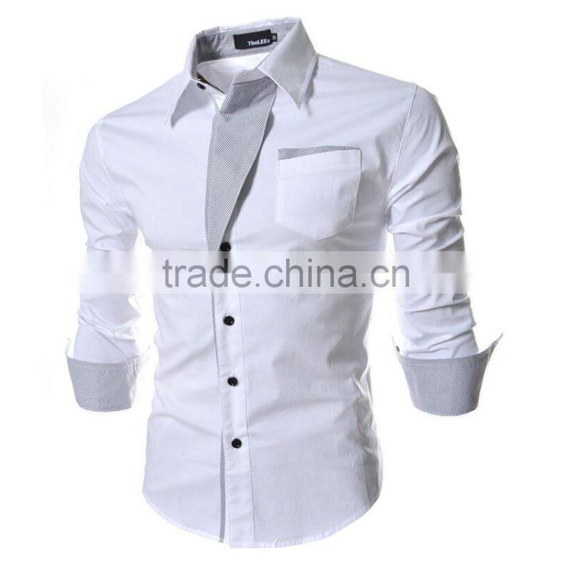 Hot sale Africa market special pattern 4 colors long sleeve slim fit t shirt for men