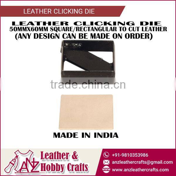 Accurate Finishing and Precise Dimension Leather Clicking Die for Leather Cutting