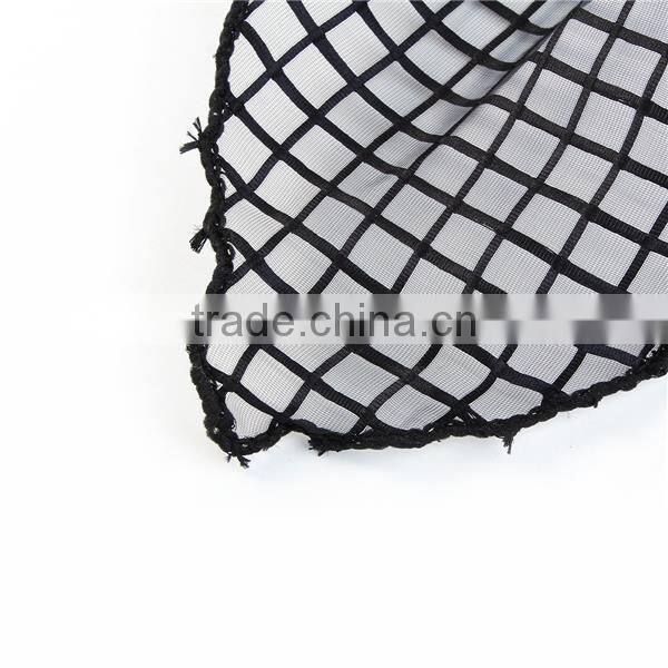 Polyester Headband Bowknot Black Lace Pattern