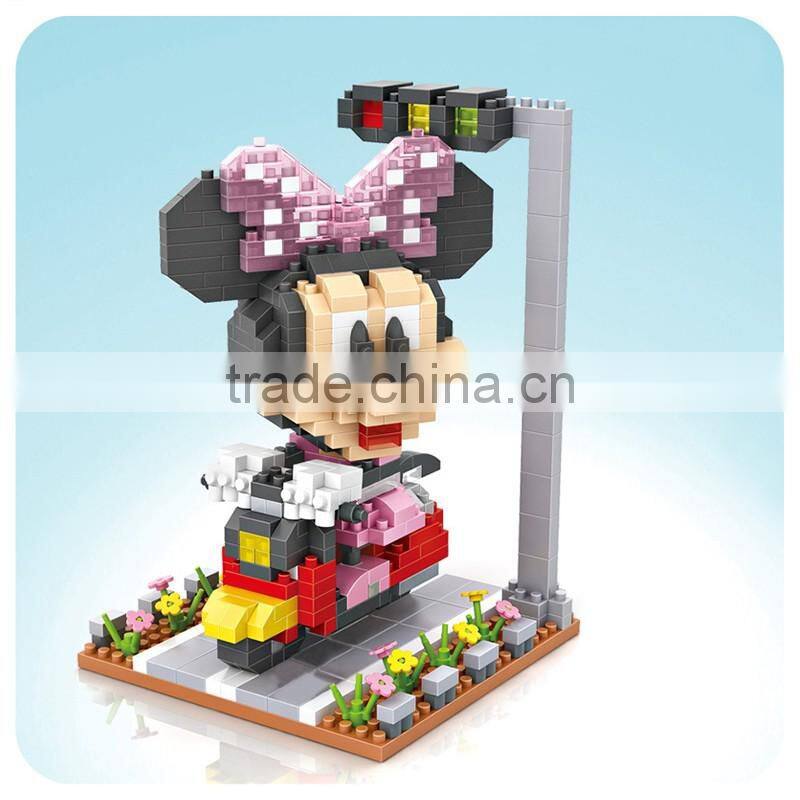 Plastic Intellectual Toys Building Cartoon Blocks for Kids