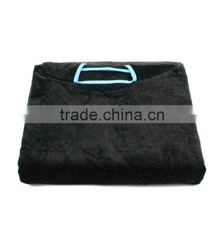 100% Cotton changing robe hooded towel custom Suft poncho
