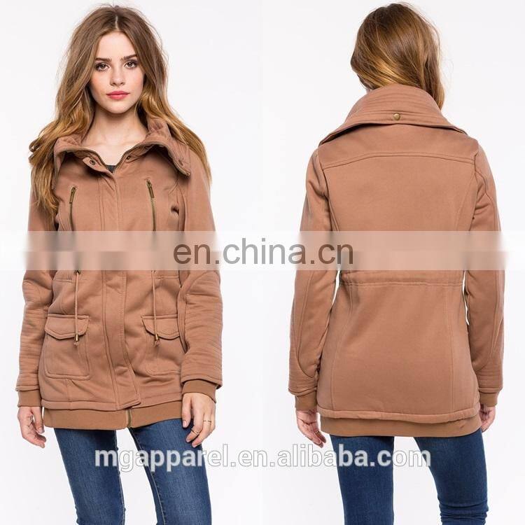 2016 New arrival winter clothes fashion fleece lady coat winter coats for women