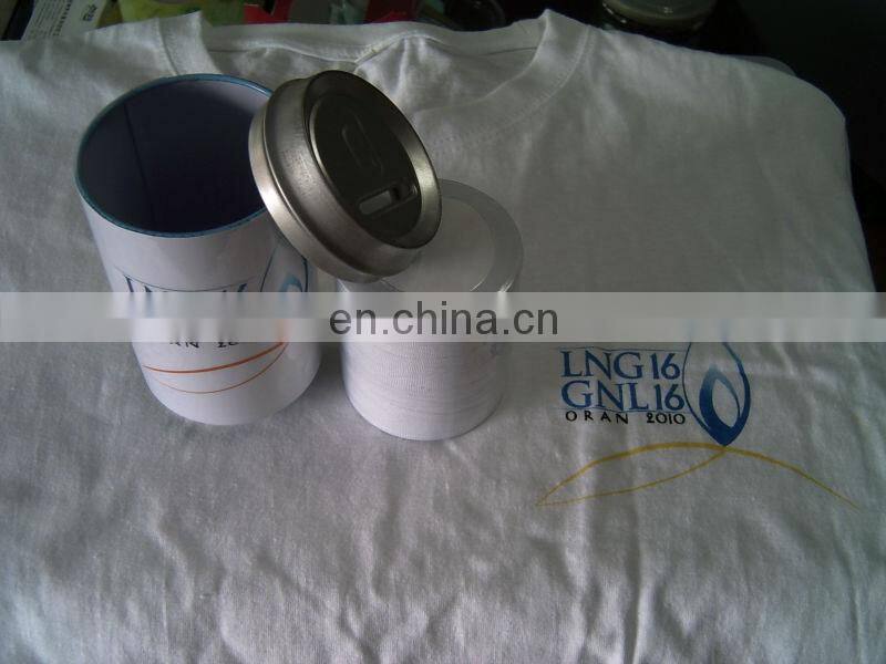 colorful tin can compressed t-shirt