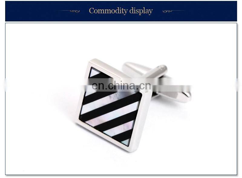 High Quality Cuff Links Gifts Shirt Silver Cufflinks