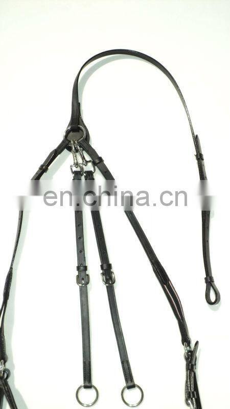LEATHER HORSE BREASTPLATE CUM MARTINGALE