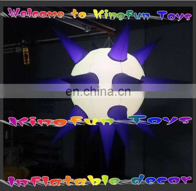 Magical ground inflatable led ball