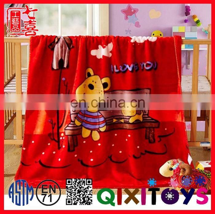 100% polyester coral fleece baby blanket / softtextile blanket