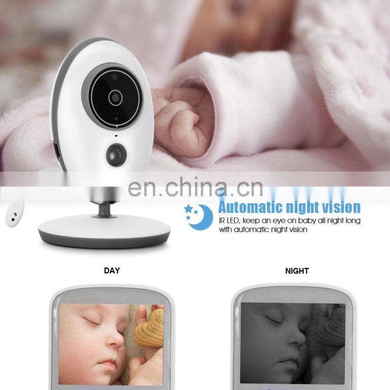 2017 New Product VB605 2.4 Inch Wireless Baby Monitors IR Night Vision Intercom Temperature Monitoring