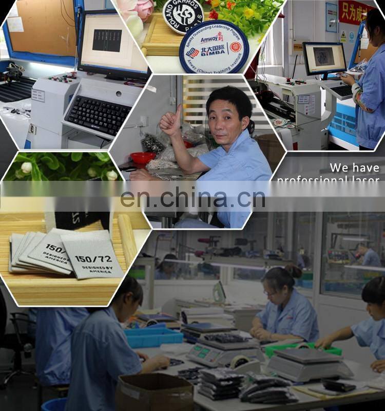 Customized factory direct high density Woven label for clothing