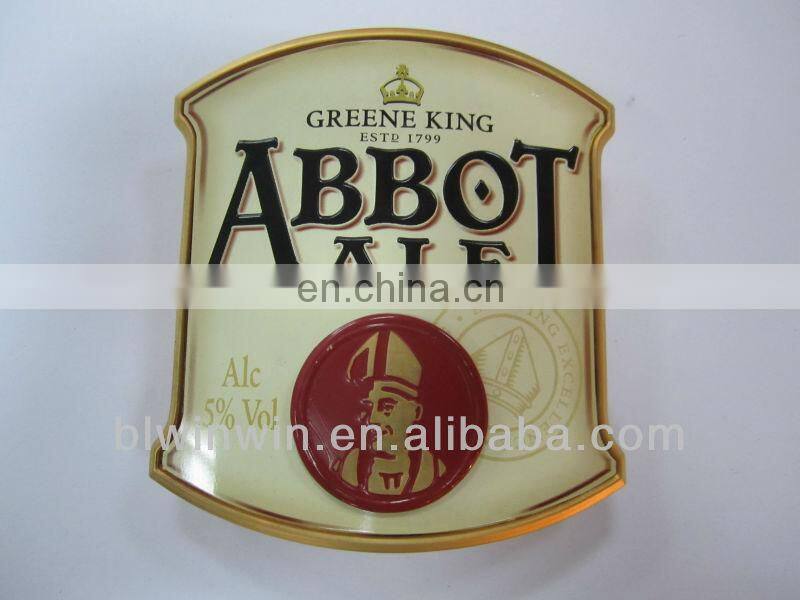 the top selling metal brand logo label with custom logo for firms