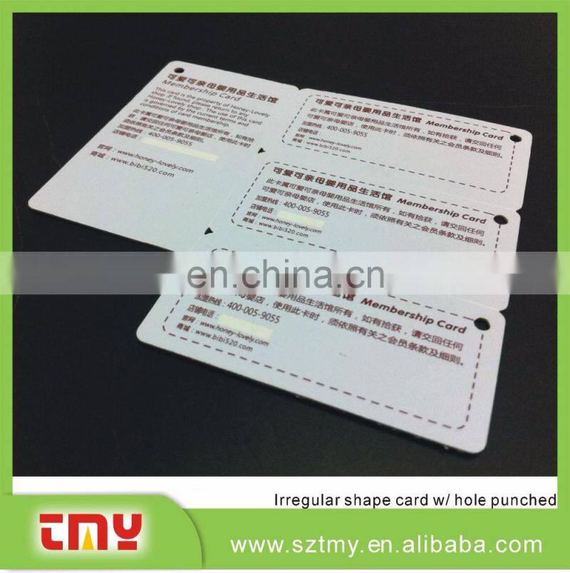 Low price Plastic rfid pvc hotel smart key card with custom printing