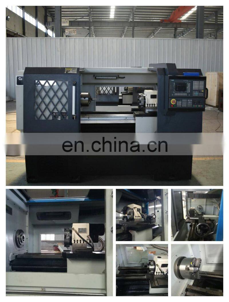 CK6140 Wheel Rim Repair Automatic Bar Feeder Cnc Lathe