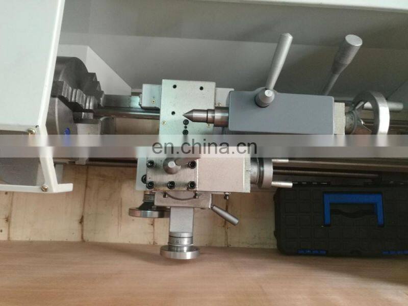 High Quality WM210V 38mm Big Spindle Bore Mini Metal Hobby Lathe in Good Price