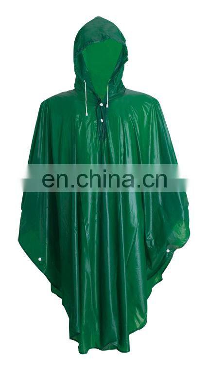 SOFT IMPROVED PVC RAINCOAT LIGHT WEIGHT PVC PONCHO FOLDABLE PONCHO