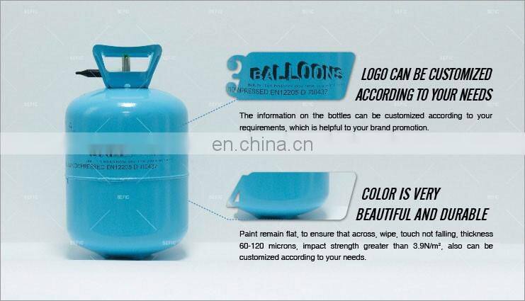 DOT TPED 50L cylinders factory gas for sale Disposable Balloon Helium Gas Cylinder