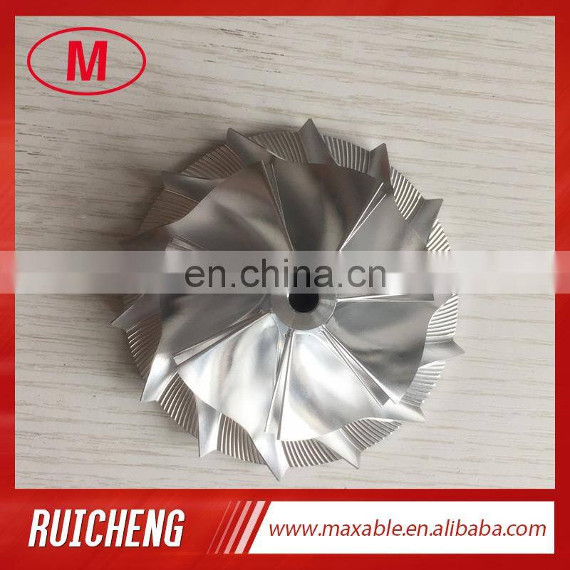 T04S 8635R P00767 62.30/86.15mm 7+7 blades High performance turbo aluminum 2618/milling/billet compressor wheel for racing