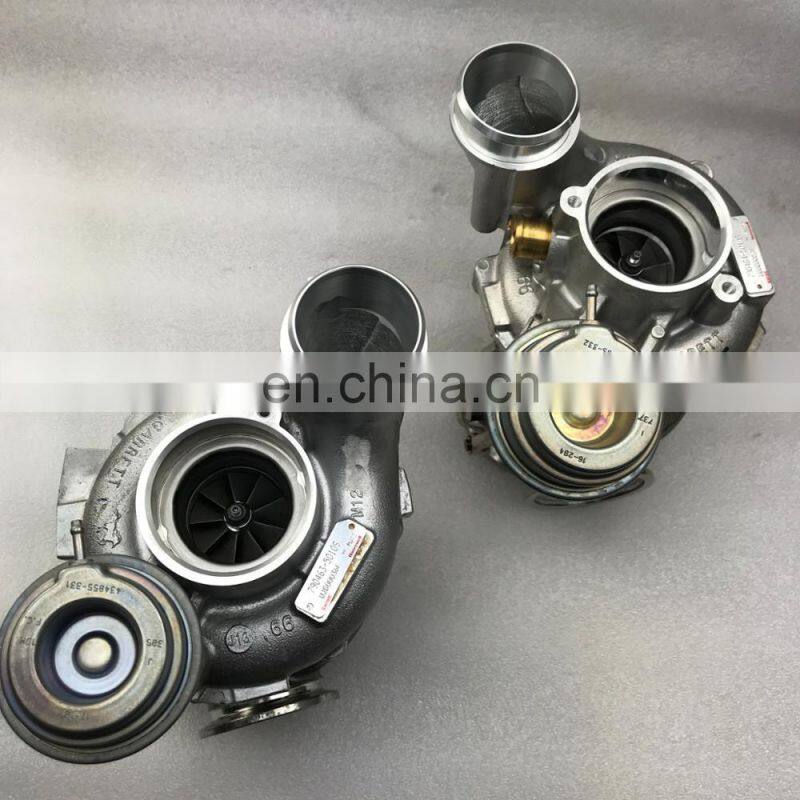 Original twin Turbos MGT2260DL 790463-0002 790484-0003 7589085AI05 Turbocharger for BMW X6M, X5M with S63 Cil 1-4, V8 Engine