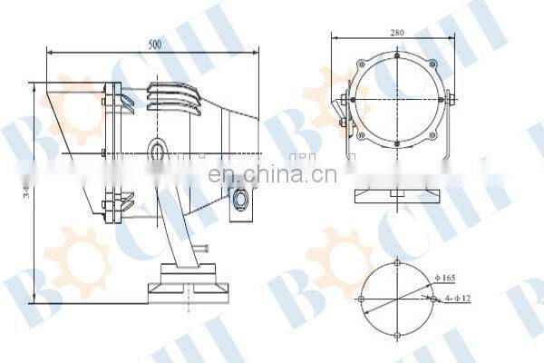 220V LED Lamp Platform Overhead Floodlight